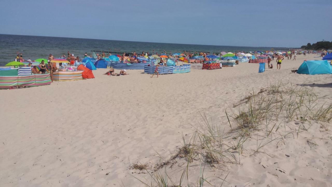 Osrodek Rodzinny "Pod Wydmami" Przy Plazy , Plac Zabaw , Rowery Sarbinowo Luaran gambar